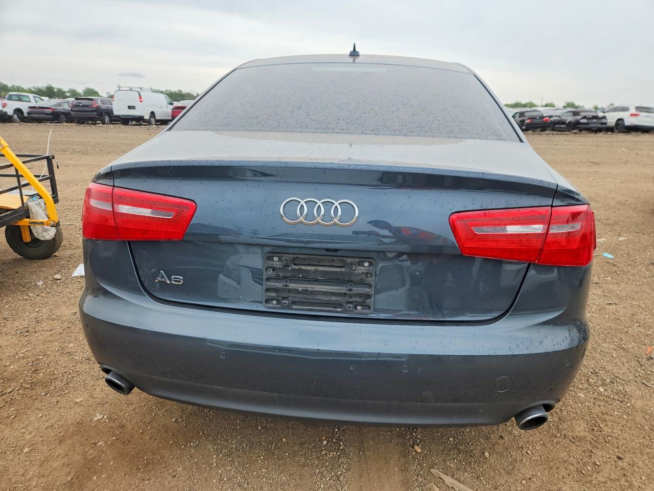 2013 Audi A6 Premium Plus Gray vin: WAUGFAFC0DN115577