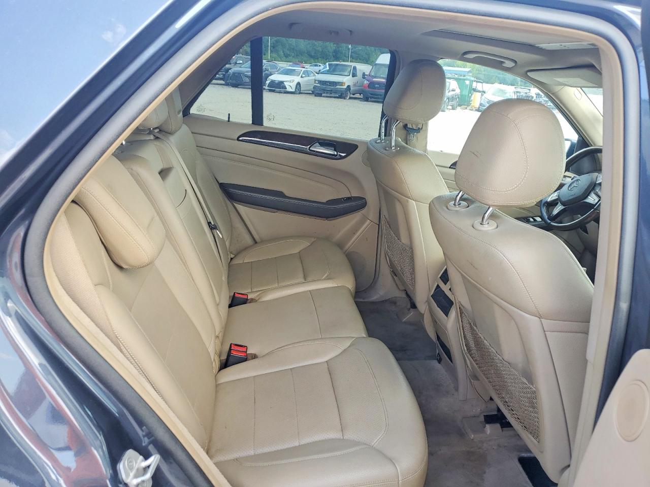 2015 Mercedes-benz Ml 350 Gray vin: 4JGDA5JB2FA478690