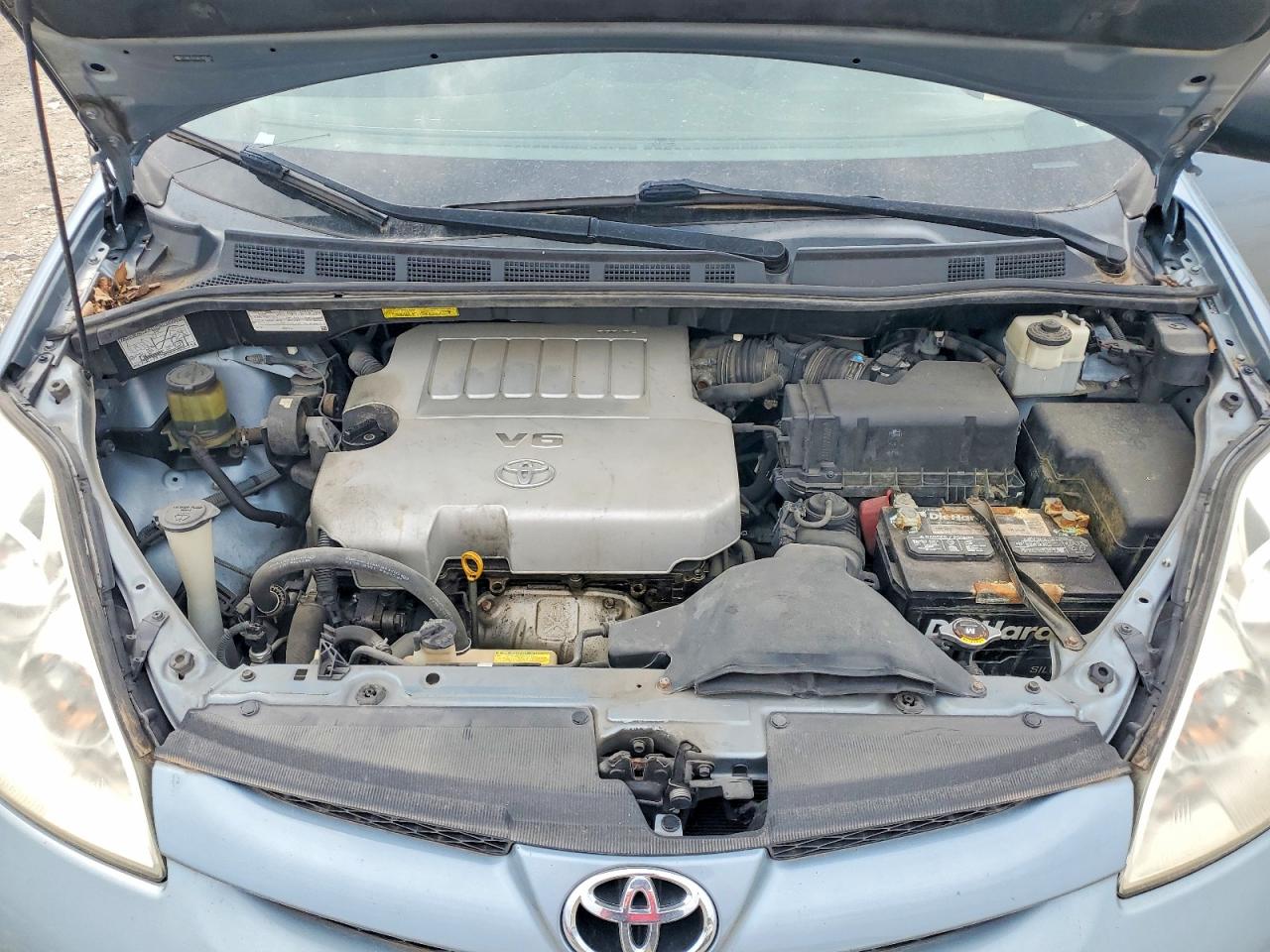 2010 Toyota Sienna Le 8-passenger Синий vin: 5TDKK4CC0AS305044
