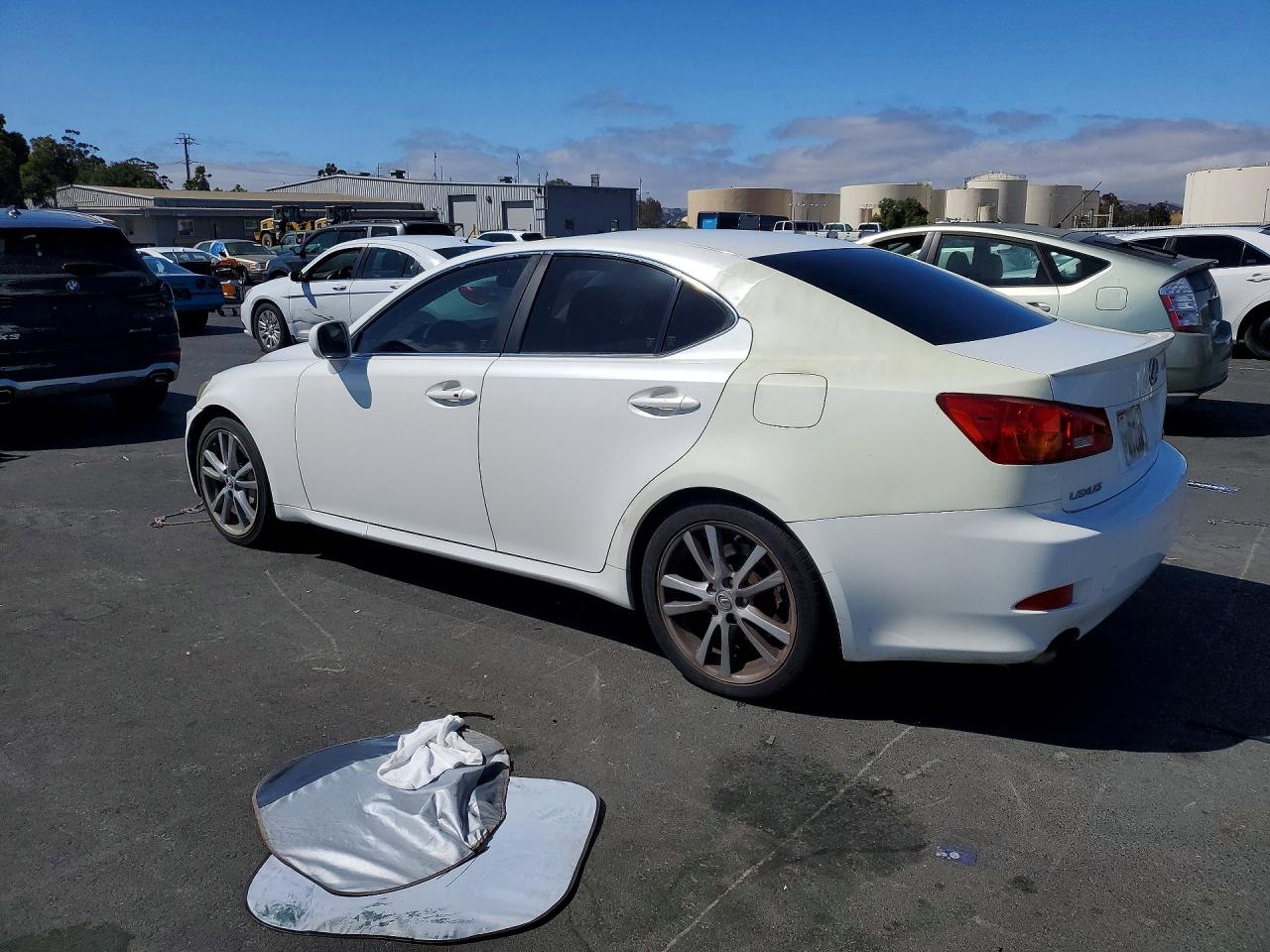 2006 Lexus Is 350 White vin: JTHBE262265004656