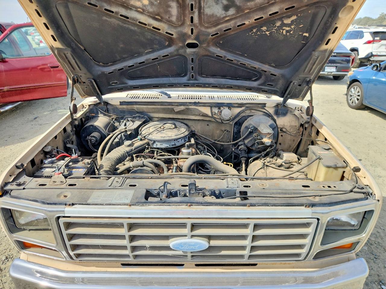 1983 Ford F100 Бежевый vin: 1FTCF10Y0DPA91808
