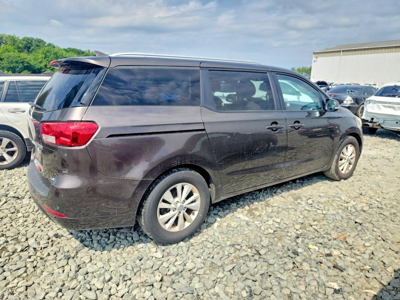 2016 Kia Sedona Lx Gray vin: KNDMB5C10G6129117