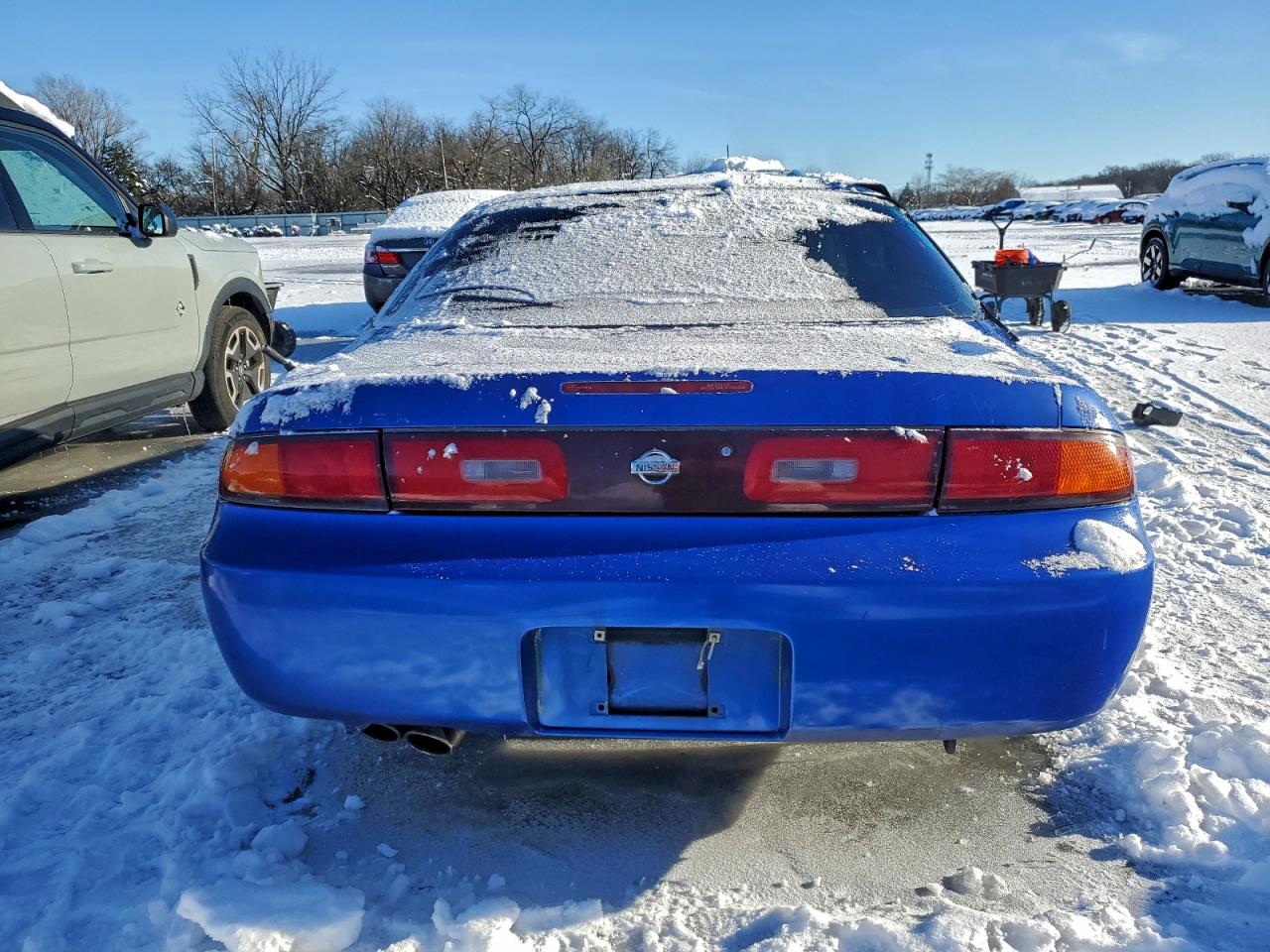 1995 Nissan 240sx Base Blue vin: JN1AS44D4SW009337