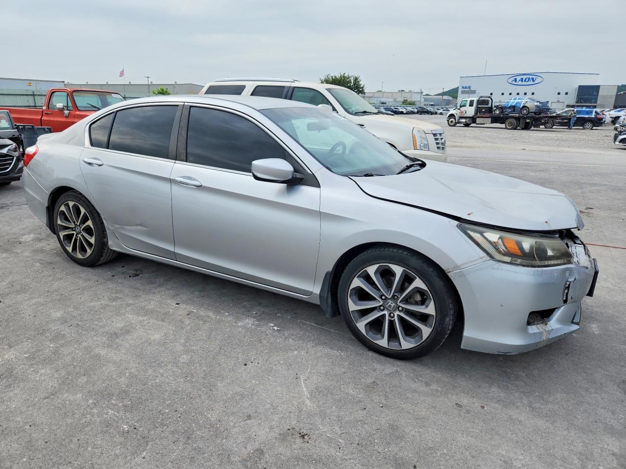 2015 Honda Accord Sport Gray vin: 1HGCR2F51FA129158