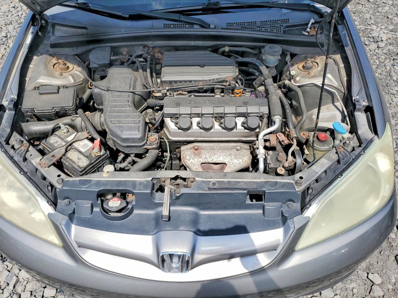2005 Honda Civic Lx Серый vin: JHMES165X5S006715
