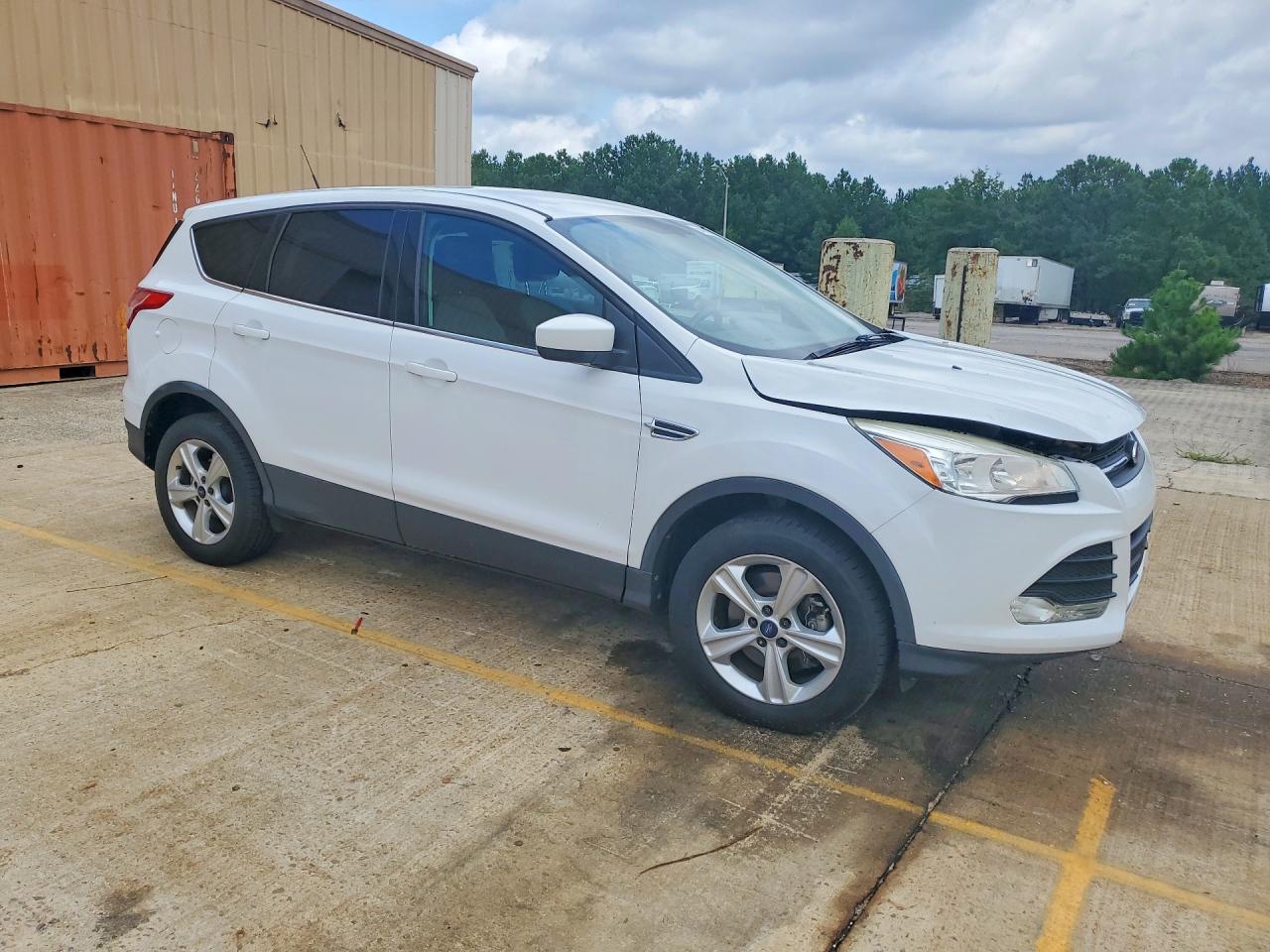 2014 Ford Escape Se Белый vin: 1FMCU9GX1EUC23796