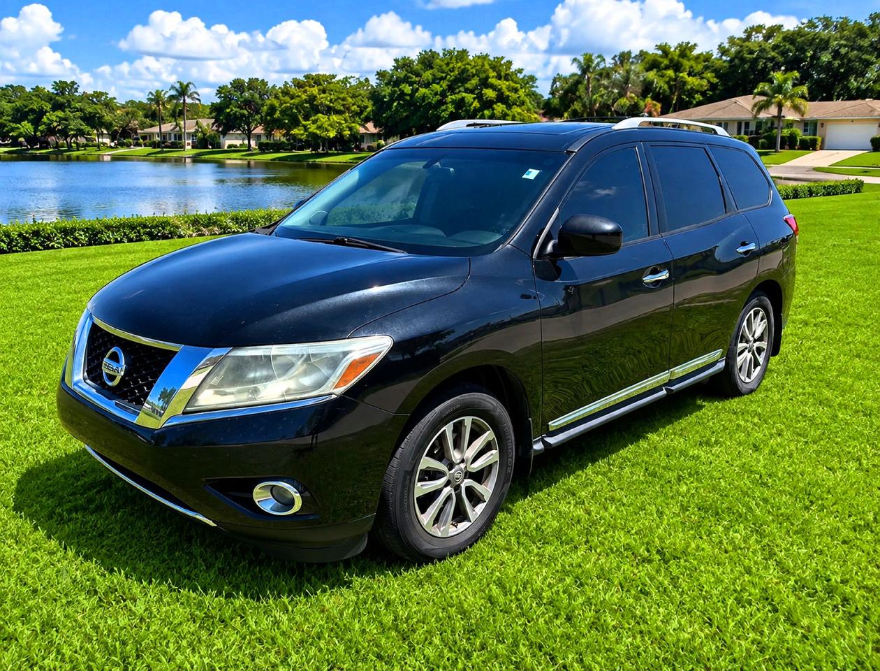 2014 Nissan Pathfinder Sl Black vin: 5N1AR2MN1EC702079
