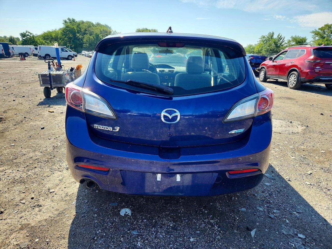 2012 Mazda 3 I Blue vin: JM1BL1L85C1544273