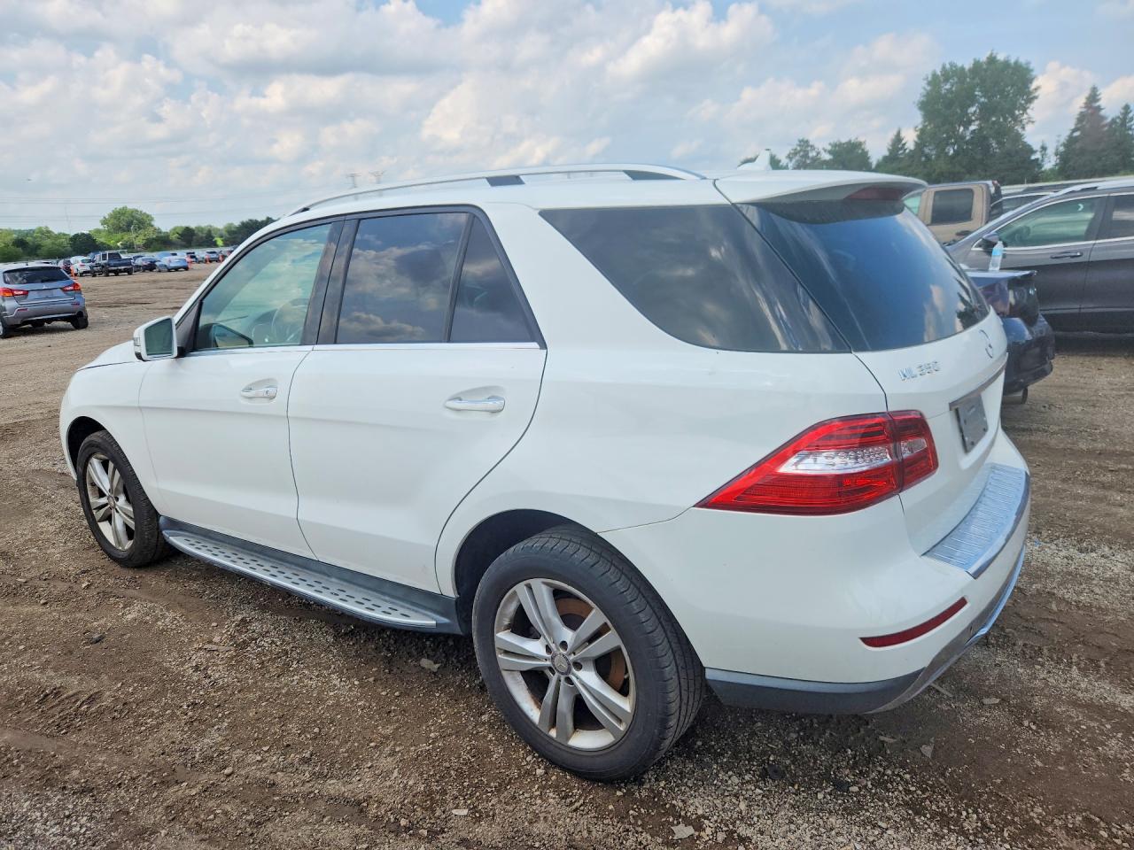 2014 Mercedes-benz Ml 350 Bluetec White vin: 4JGDA2EB9EA356934