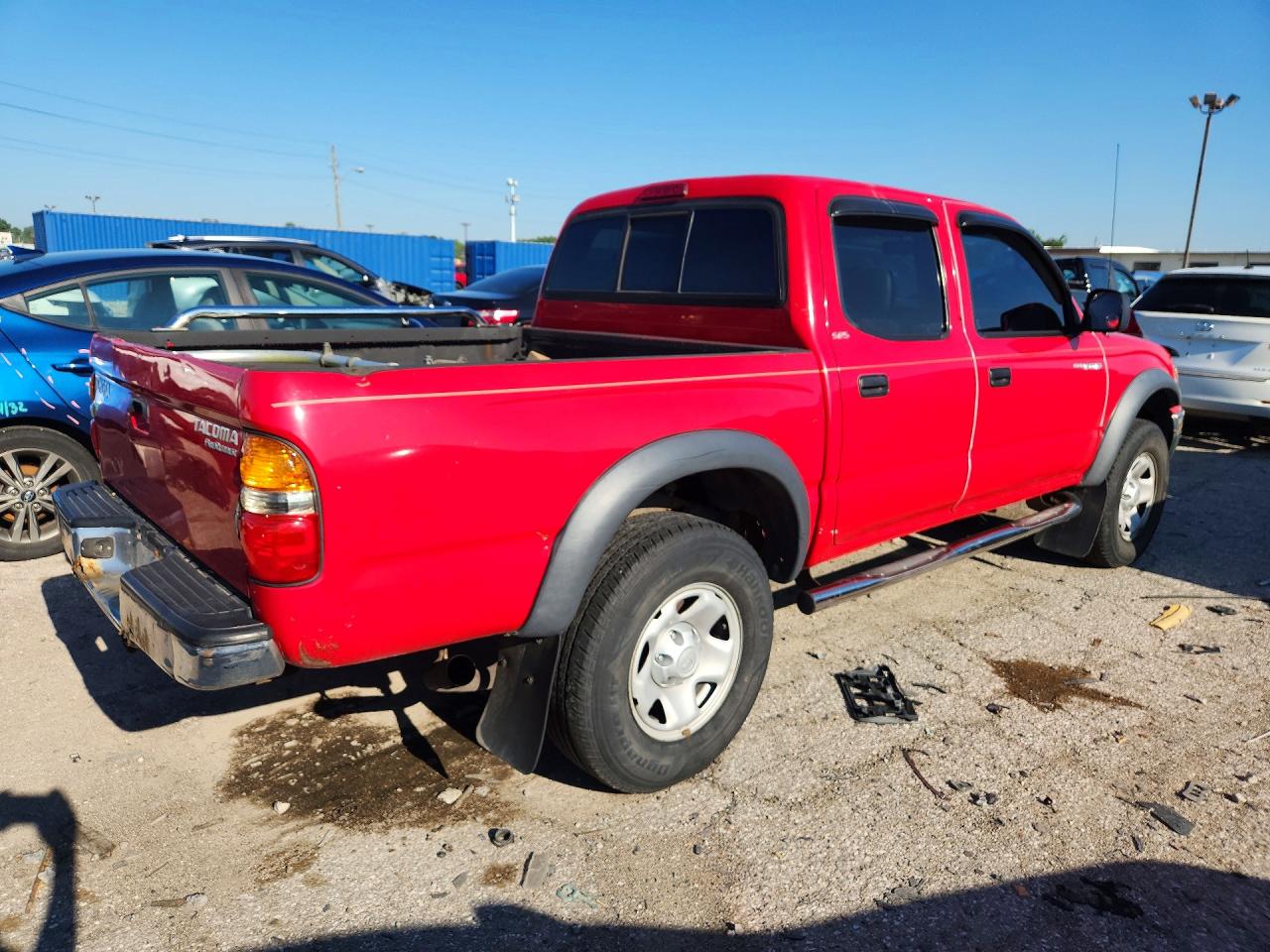 2003 Toyota Tacoma Prerunner Красный vin: 5TEGM92N73Z180629