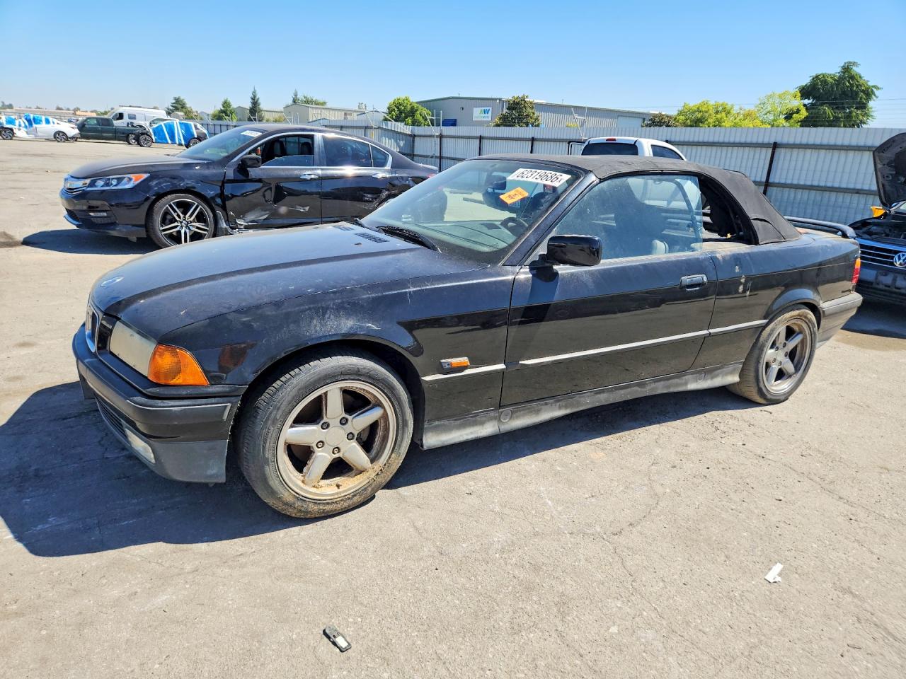 1995 Bmw 325 Ic Black vin: WBABJ5320SJC82508