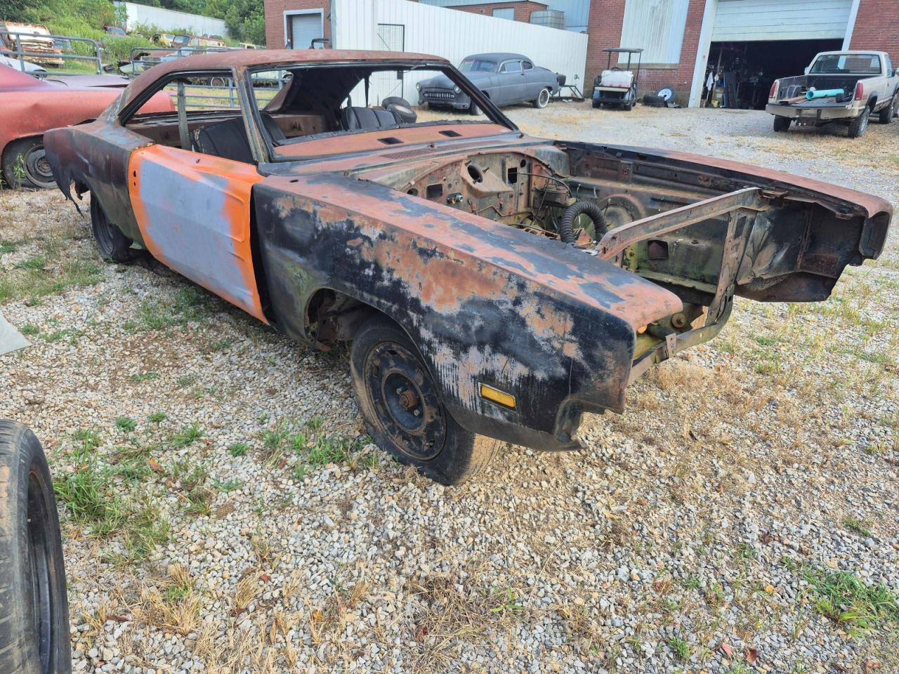 1969 Dodge Charger Black vin: XP29H9B442352