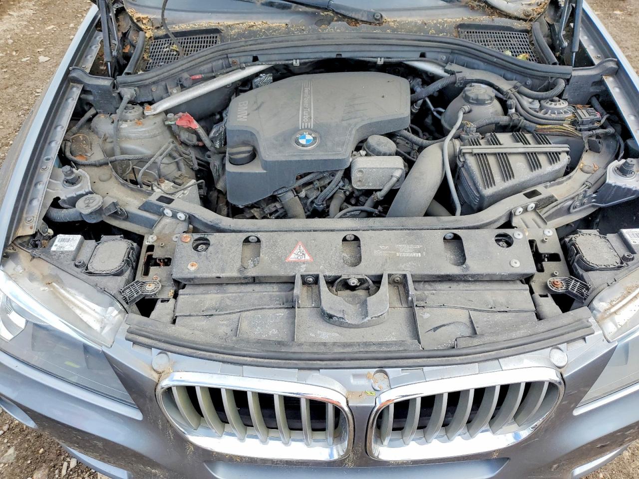 2013 Bmw X3 Xdrive28i Gray vin: 5UXWX9C57D0A21937