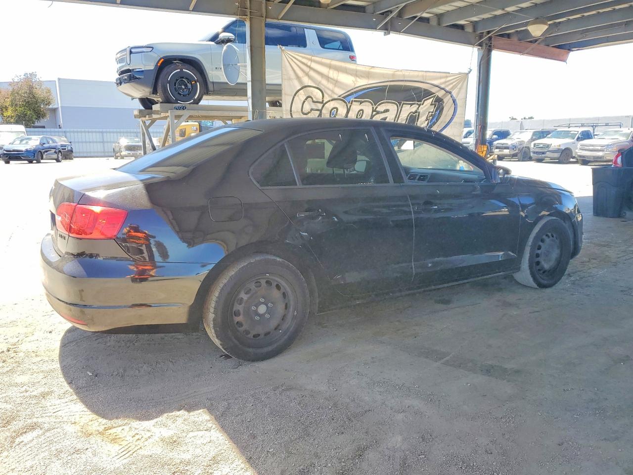 2011 Volkswagen Jetta Se Black vin: 3VWDZ7AJ1BM048966