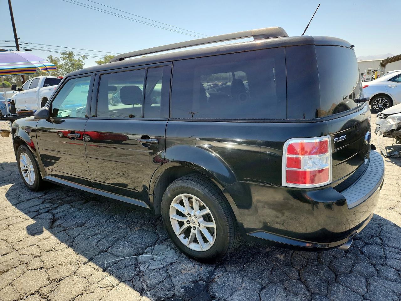 2013 Ford Flex Se Black vin: 2FMGK5B81DBD31324