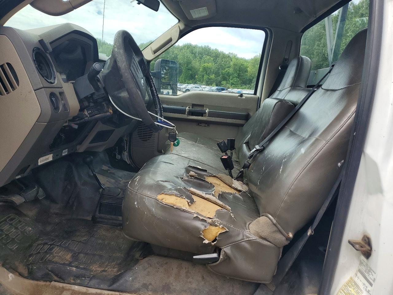 2009 Ford F250 Super Duty White vin: 1FDNF21559EA66775