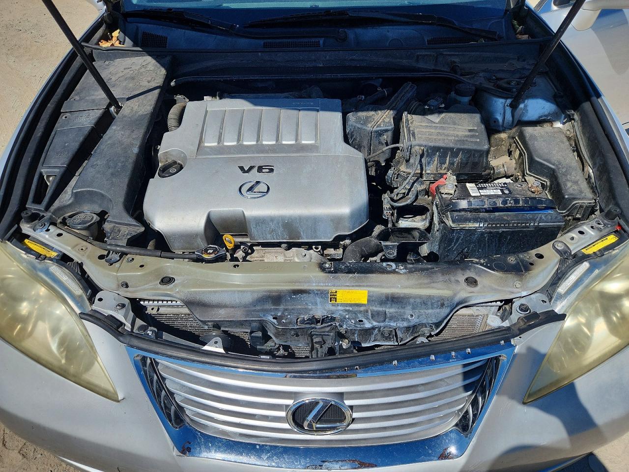 2008 Lexus Es 350 Silver vin: JTHBJ46G782228528