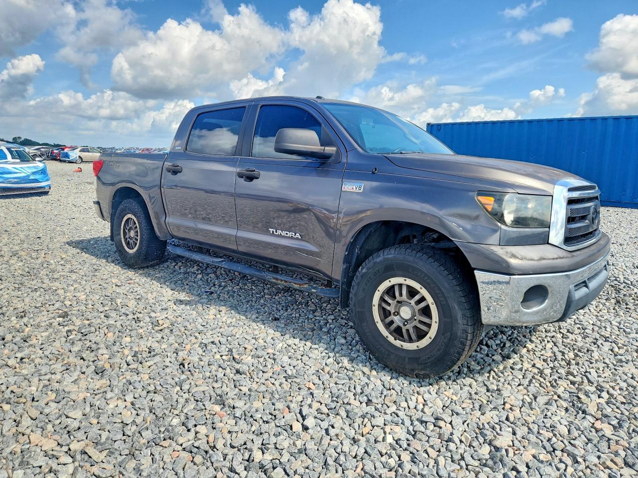 2011 Toyota Tundra Crewmax Sr5 Серый vin: 5TFEY5F14BX114301