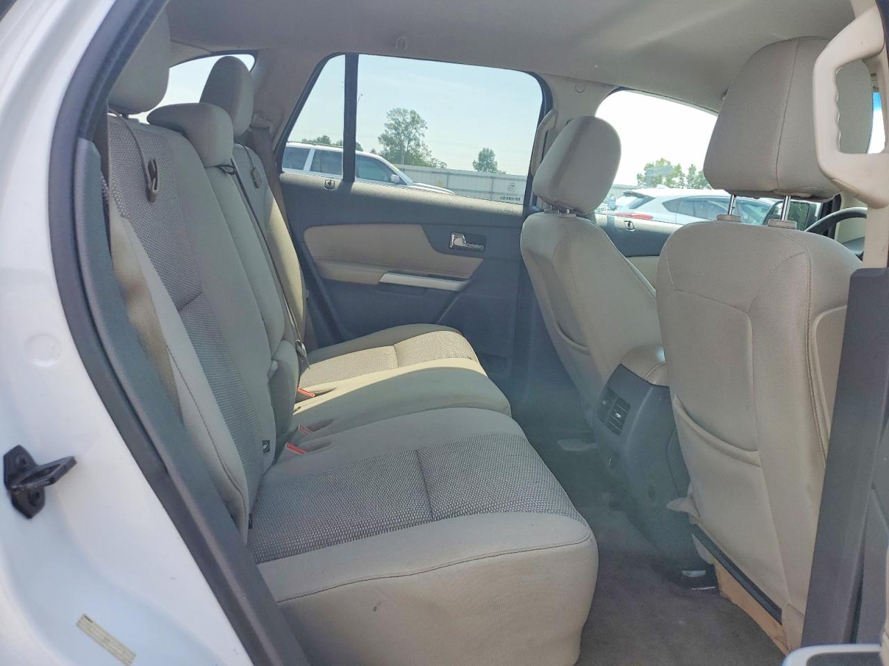 2014 Ford Edge Sel White vin: 2FMDK4JC7EBA28780