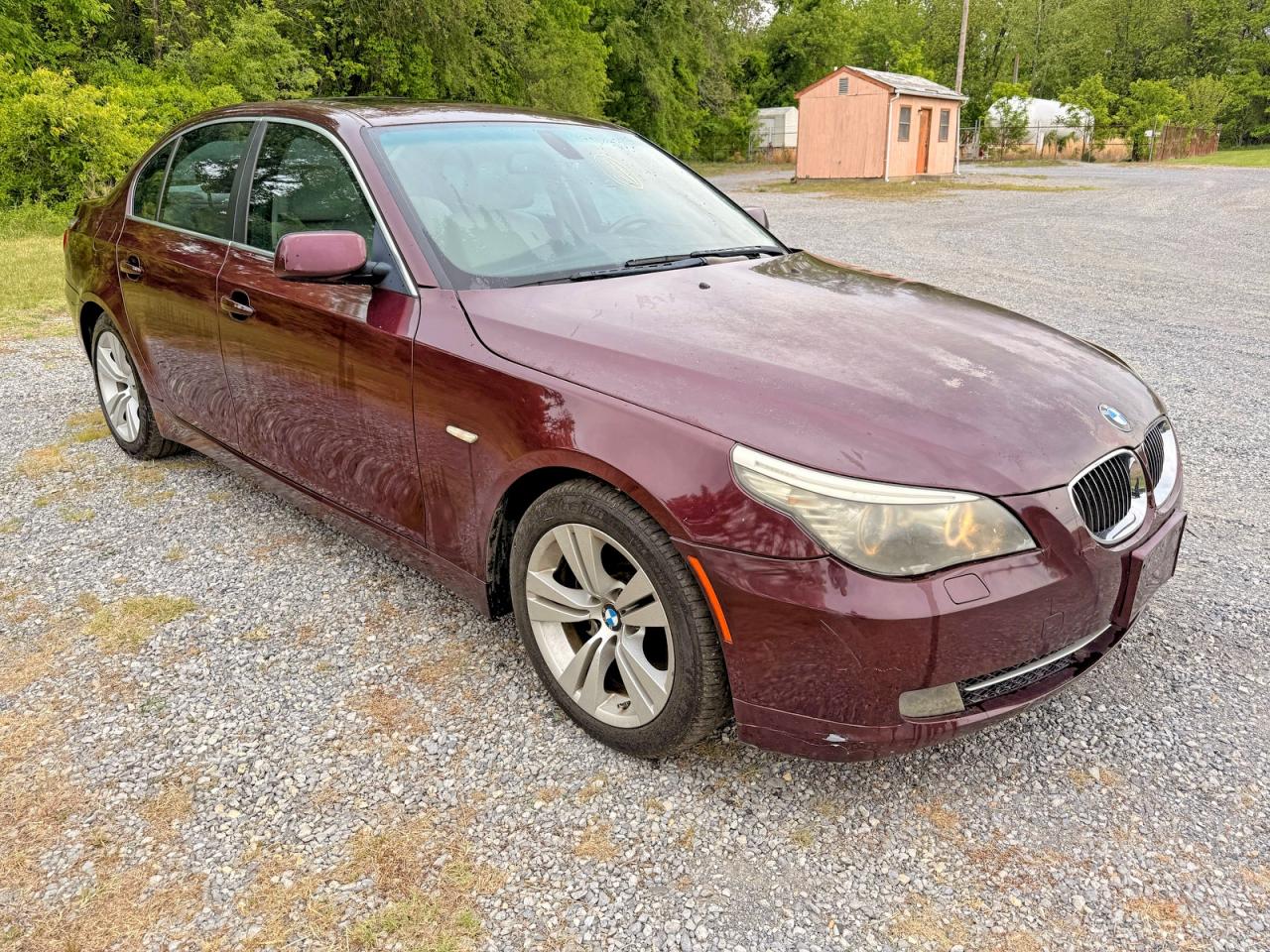 2009 Bmw 528 I Burgundy vin: WBANU53539C119930