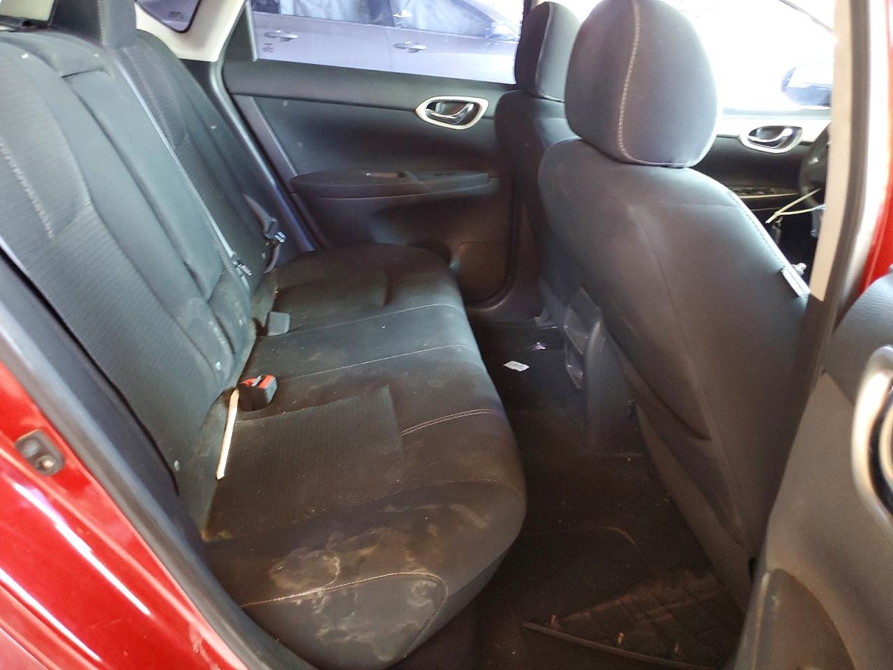 2014 Nissan Sentra S Burgundy vin: 3N1AB7AP4EL630636