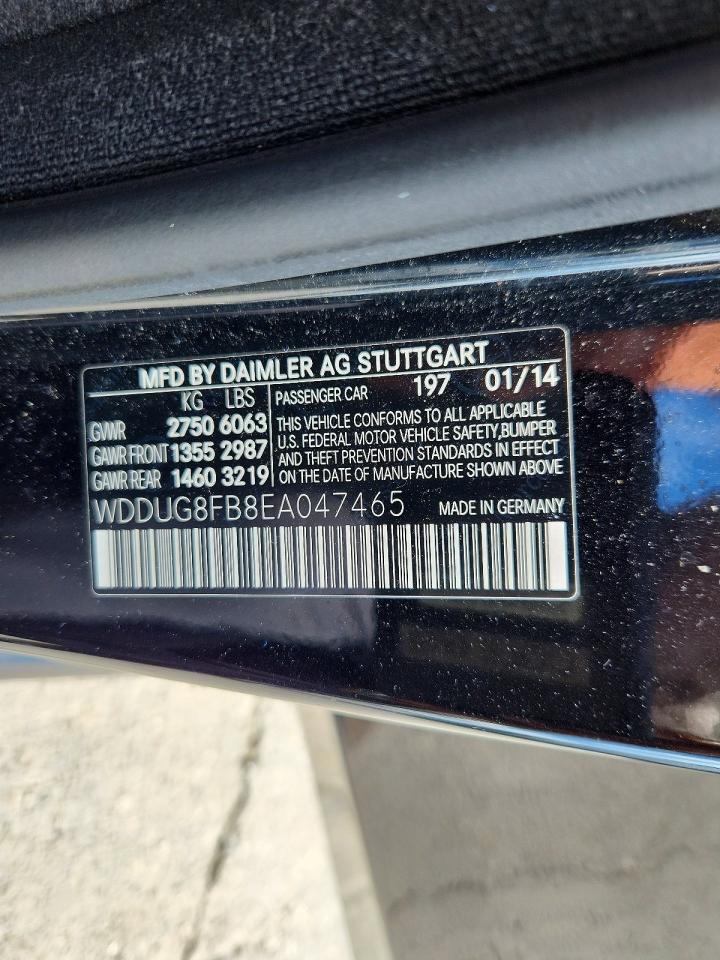 2014 Mercedes-benz S 550 4matic Black vin: WDDUG8FB8EA047465