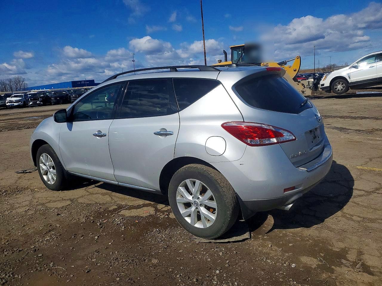 2011 Nissan Murano S Silver vin: JN8AZ1MW1BW176655