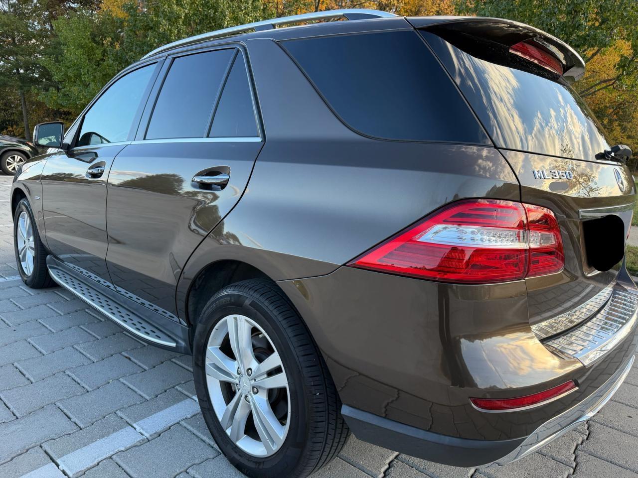 2012 Mercedes-benz Ml 350 4matic Brown vin: 4JGDA5HB2CA026708