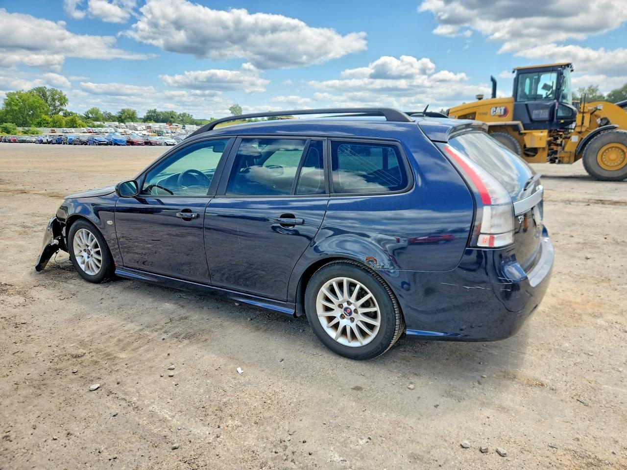 2008 Saab 9-3 2.0t Синий vin: YS3FB59Y981107234