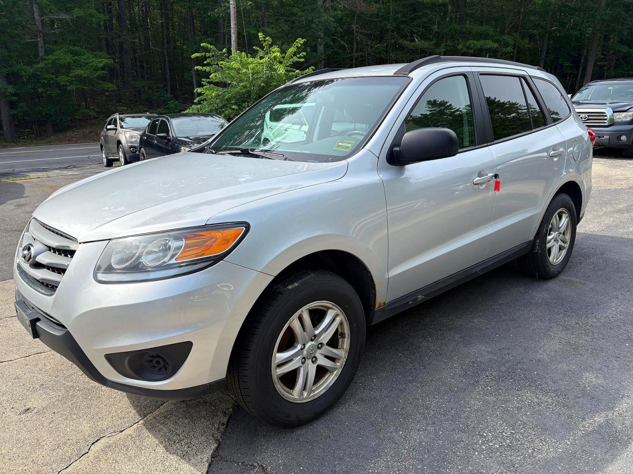 2012 Hyundai Santa Fe Gls Gray vin: 5XYZGDAB9CG103362