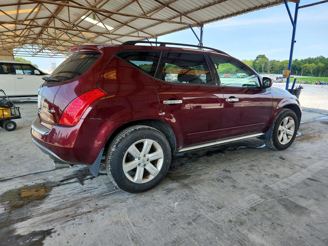 2006 Nissan Murano S Maroon vin: JN8AZ08W76W526381
