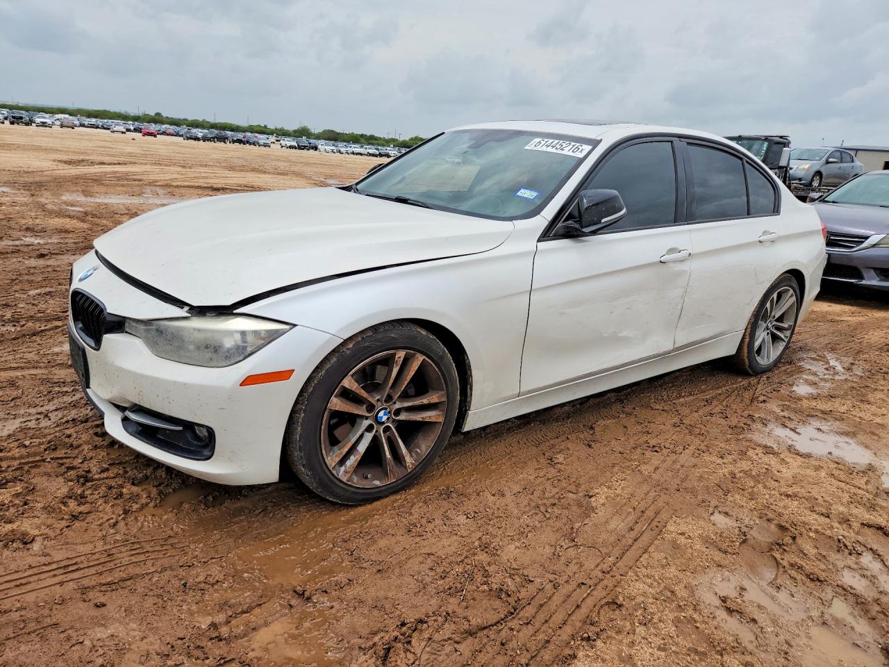 2013 Bmw 328 I White vin: WBA3A5C52DF351944