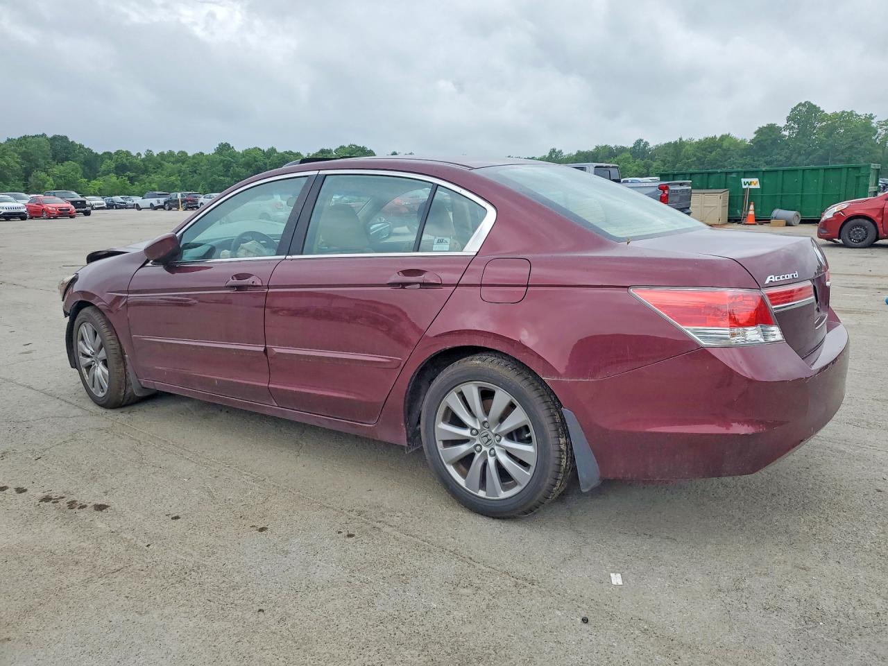 2012 Honda Accord Ex Maroon vin: 1HGCP2F77CA056574