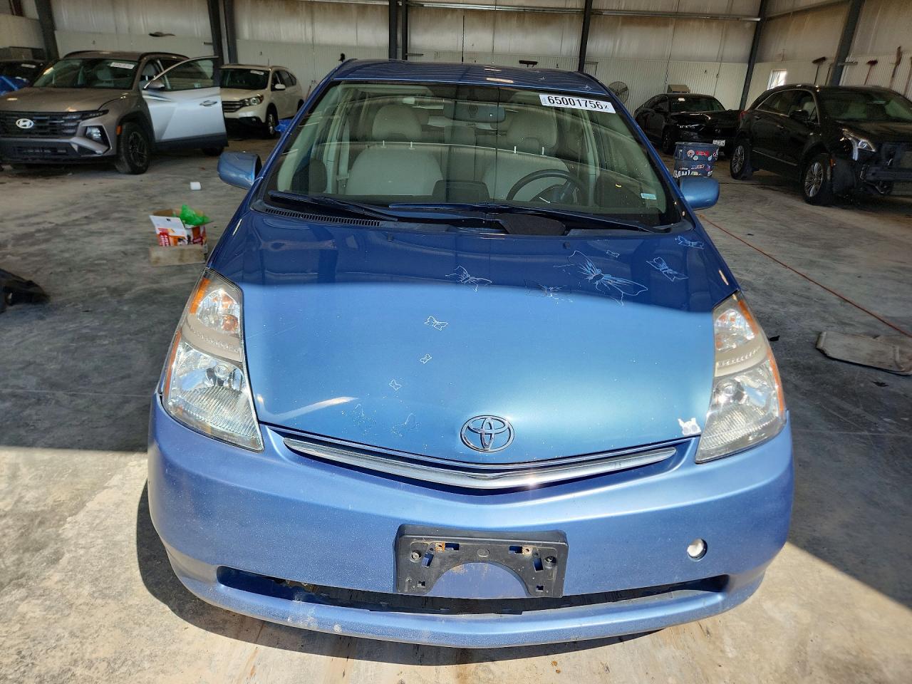 2008 Toyota Prius Base Blue vin: JTDKB20U287720999