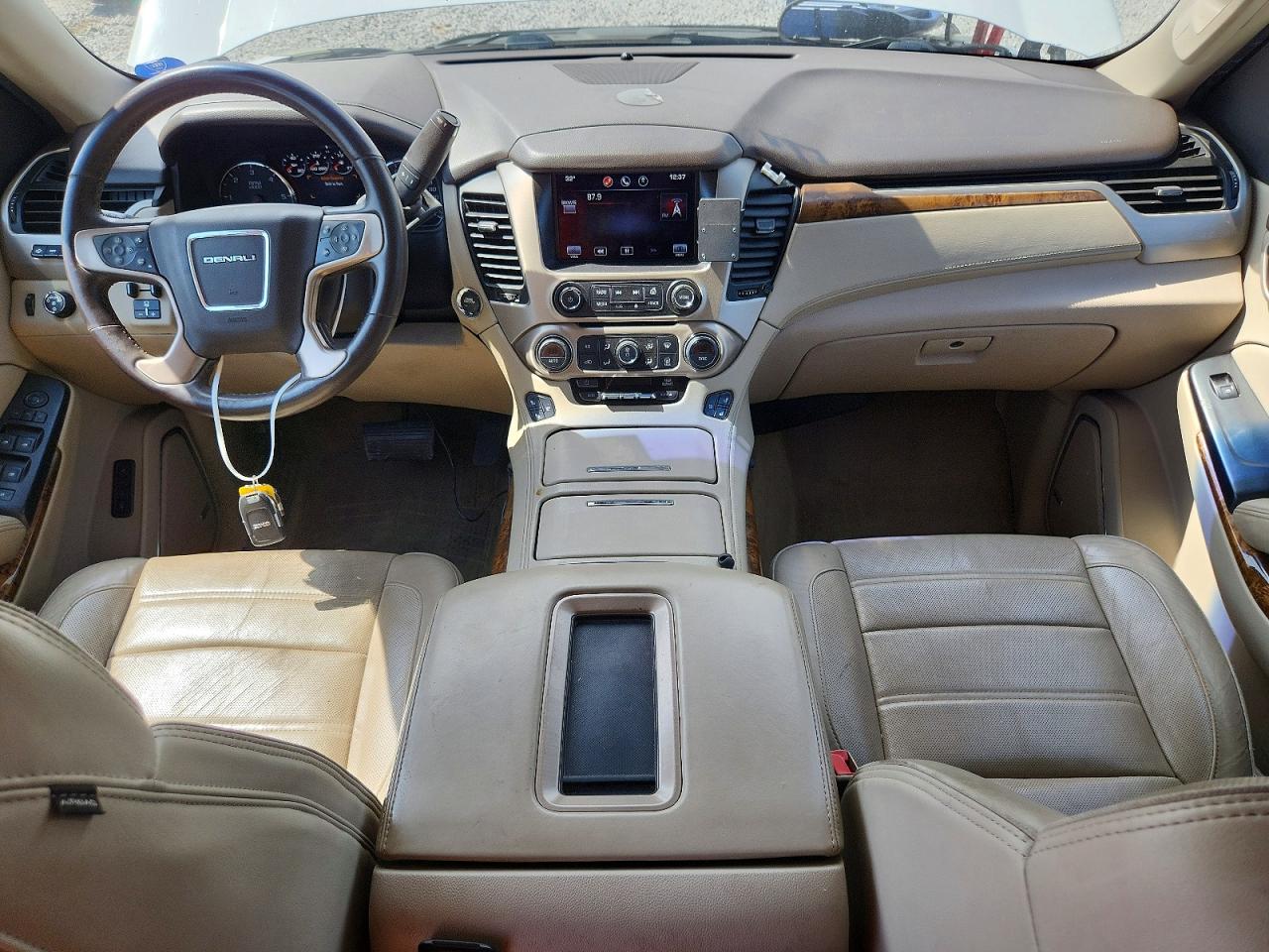 2015 Gmc Yukon Xl Denali White vin: 1GKS1JKJXFR290435