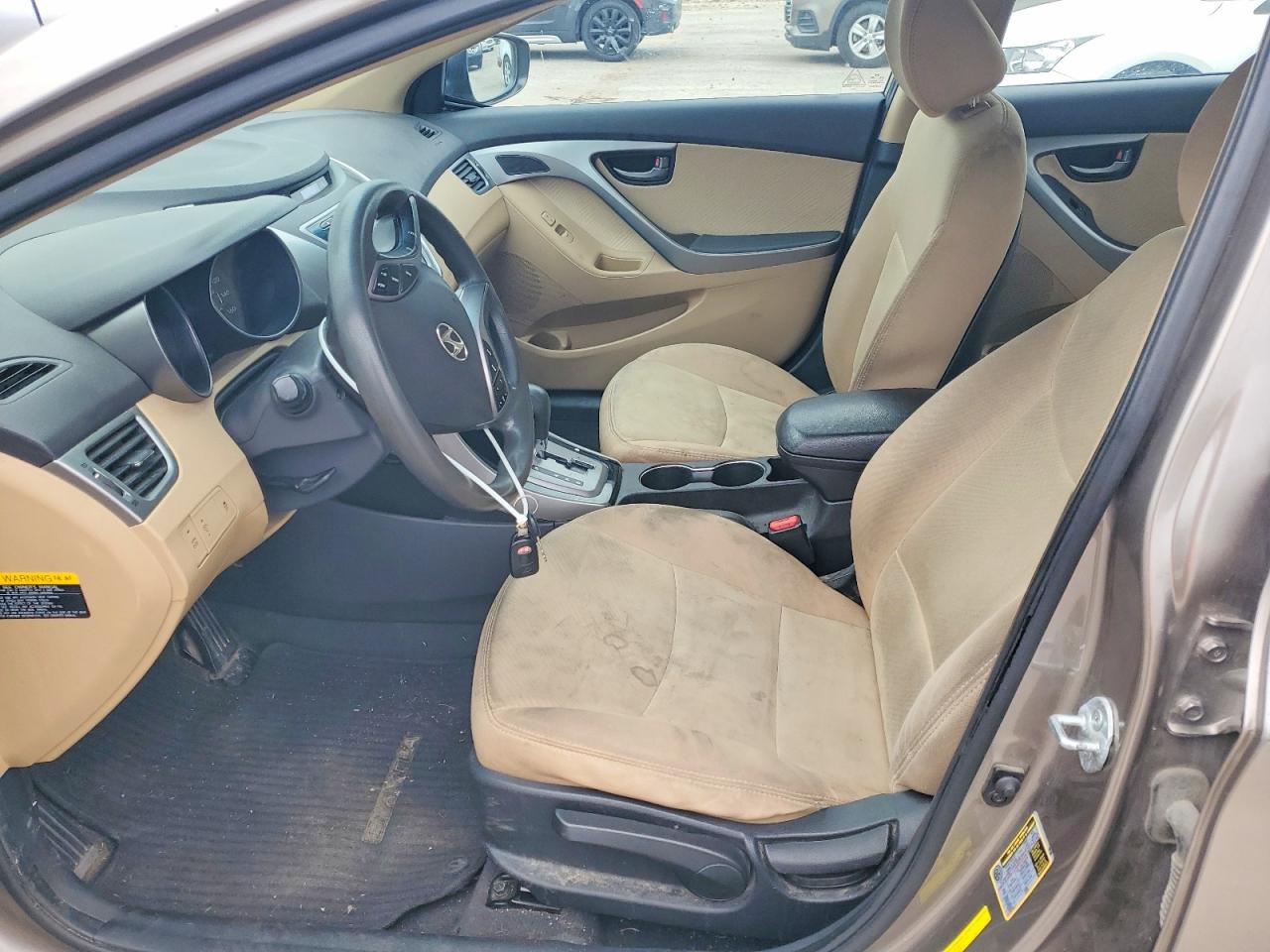 2013 Hyundai Elantra Gls Gray vin: 5NPDH4AE4DH387785