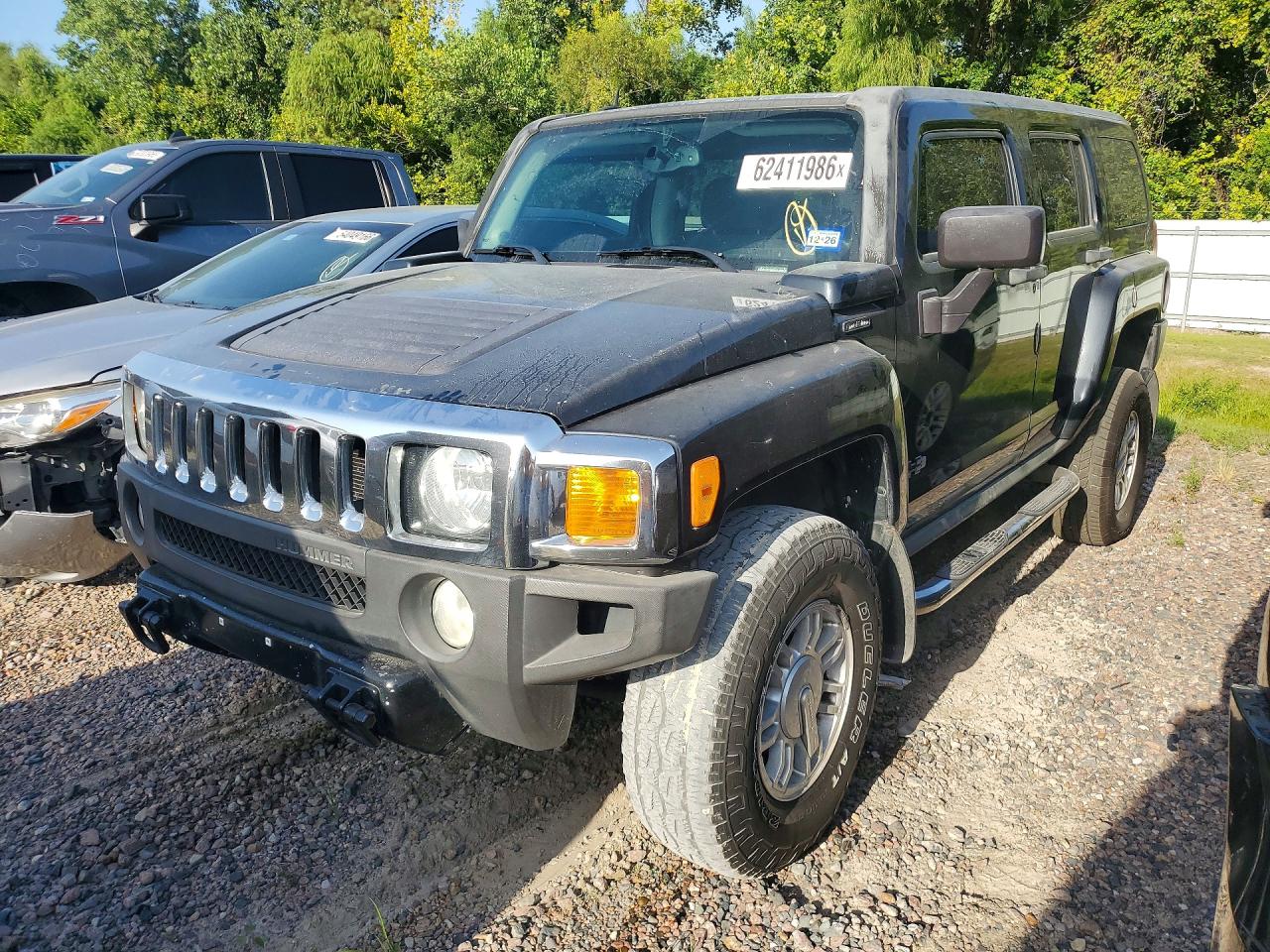2009 Hummer H3 Black vin: 5GTEN13E798117943