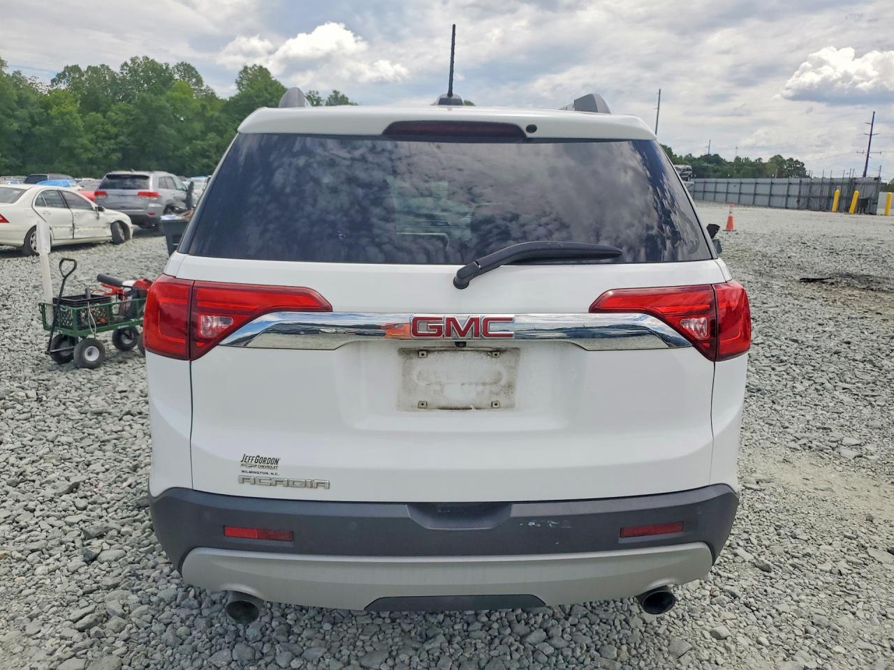 2018 Gmc Acadia Slt-1 White vin: 1GKKNMLS9JZ146073