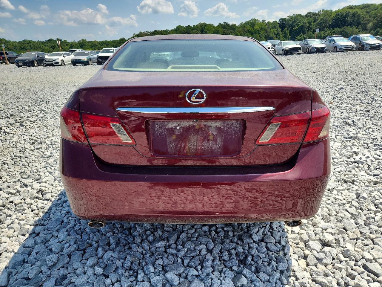 2007 Lexus Es 350 Maroon vin: JTHBJ46G772020258