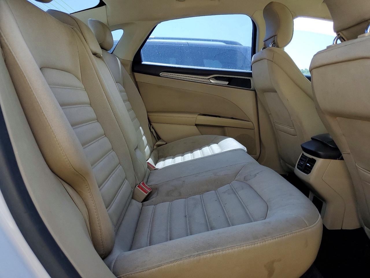2013 Ford Fusion Se Hybrid White vin: 3FA6P0LU0DR229259