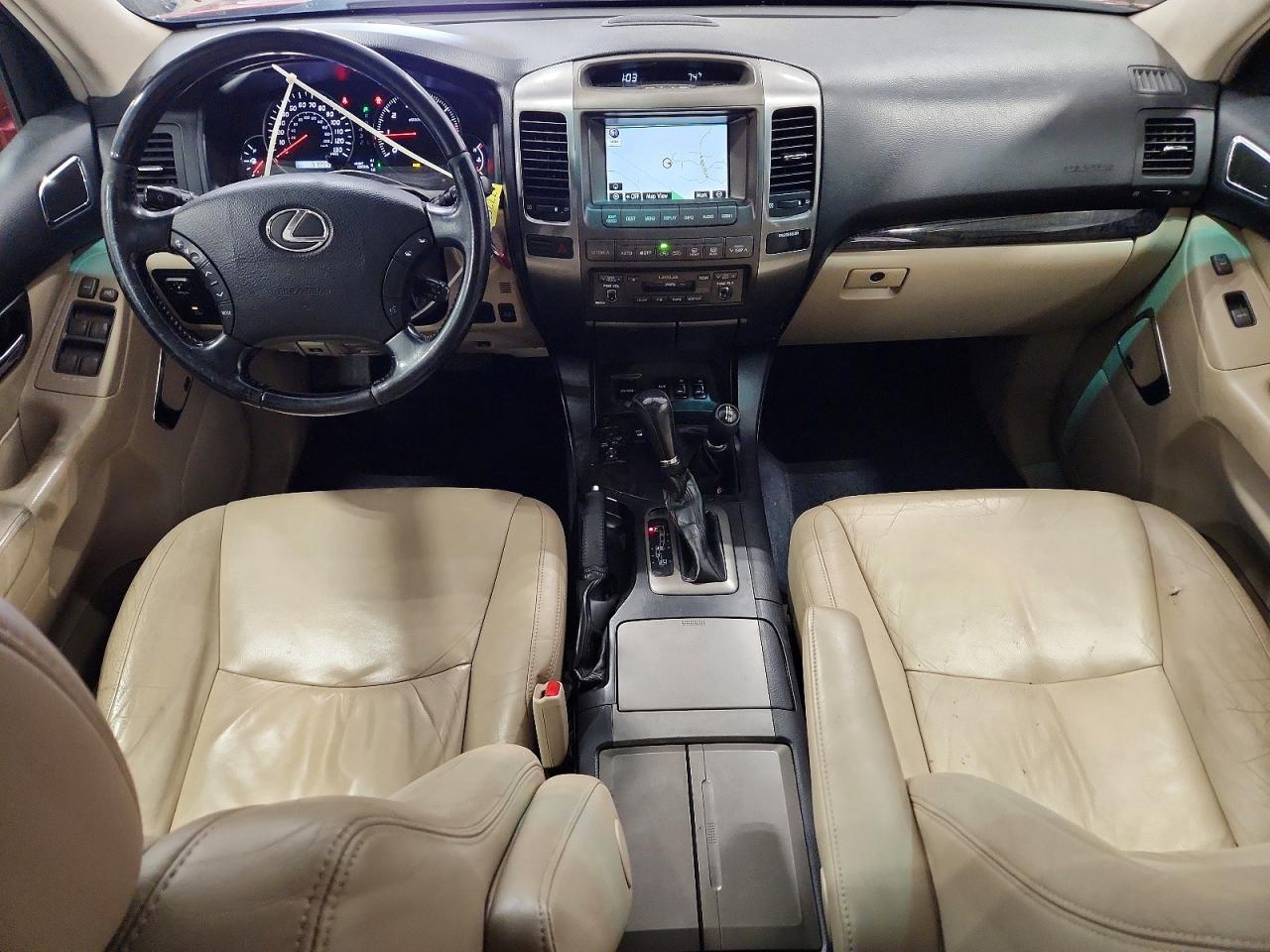 2008 Lexus Gx 470 Red vin: JTJBT20X480168788