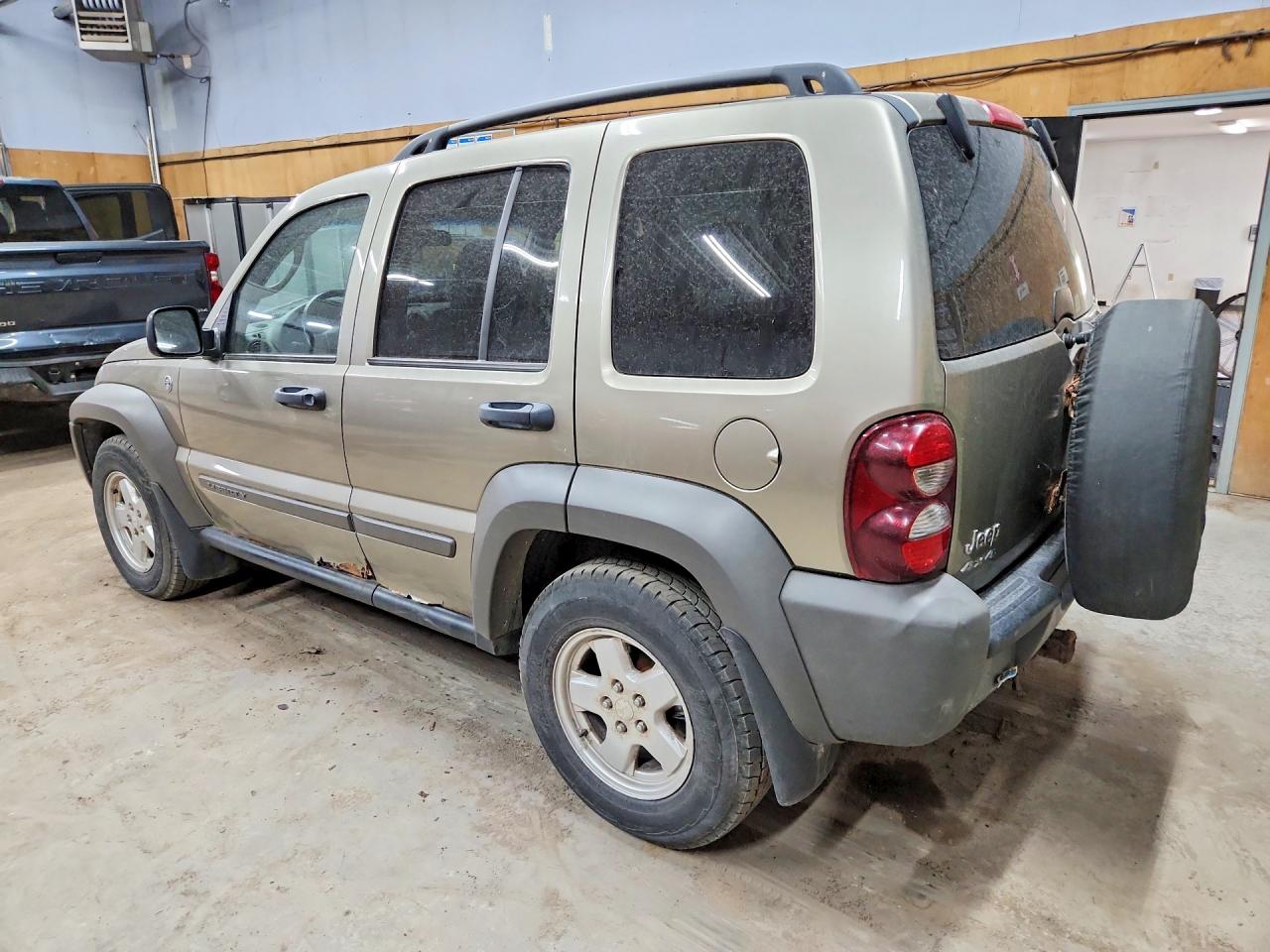 2006 Jeep Liberty Sport Green vin: 1J4GL48K46W249095