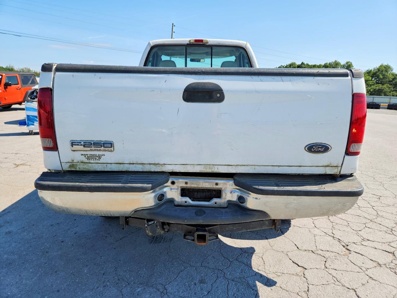 2005 Ford F250 Super Duty White vin: 1FTNF21515EA21072