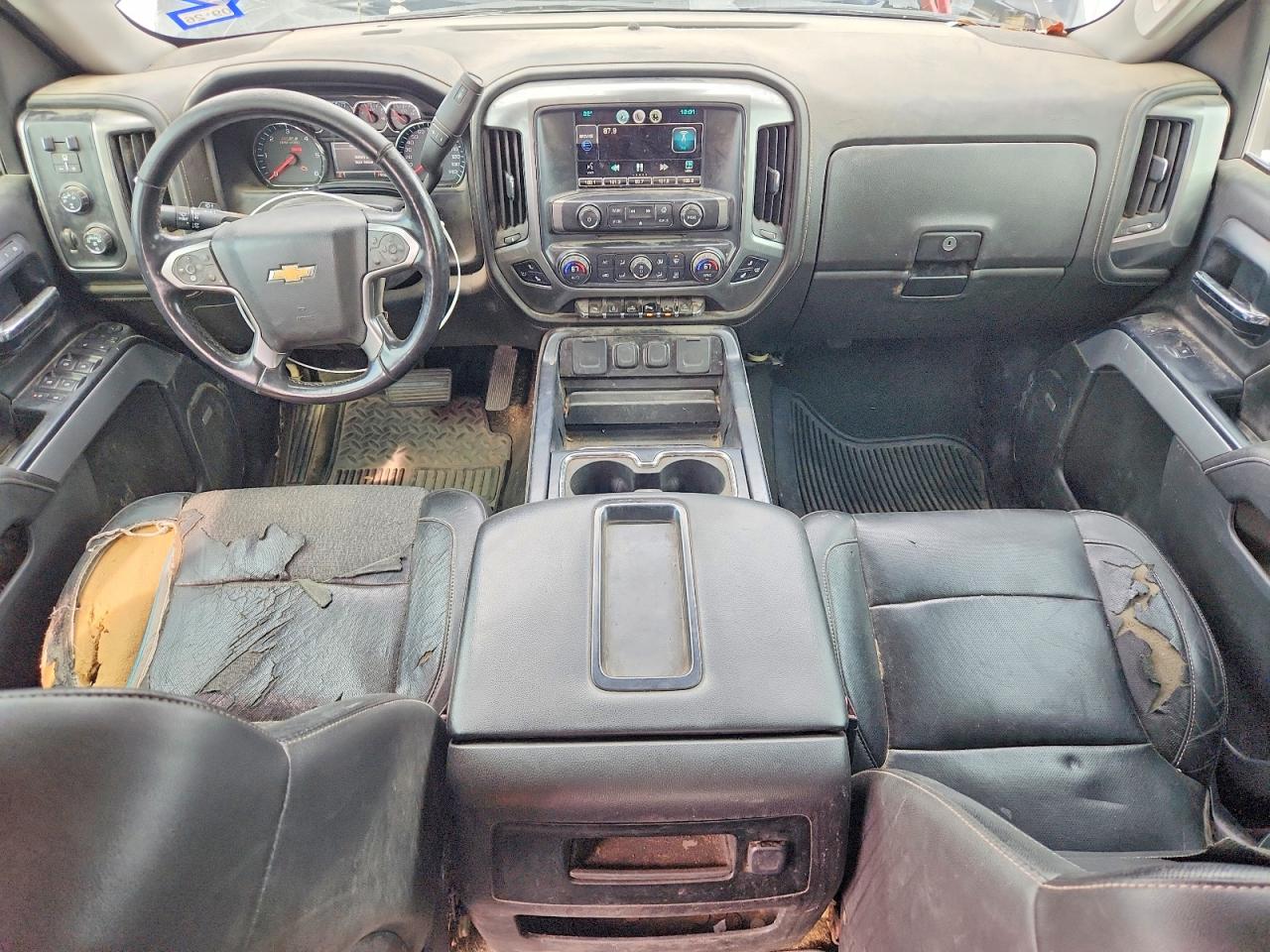 2014 Chevrolet Silverado K1500 Ltz Black vin: 3GCUKSEC2EG392279