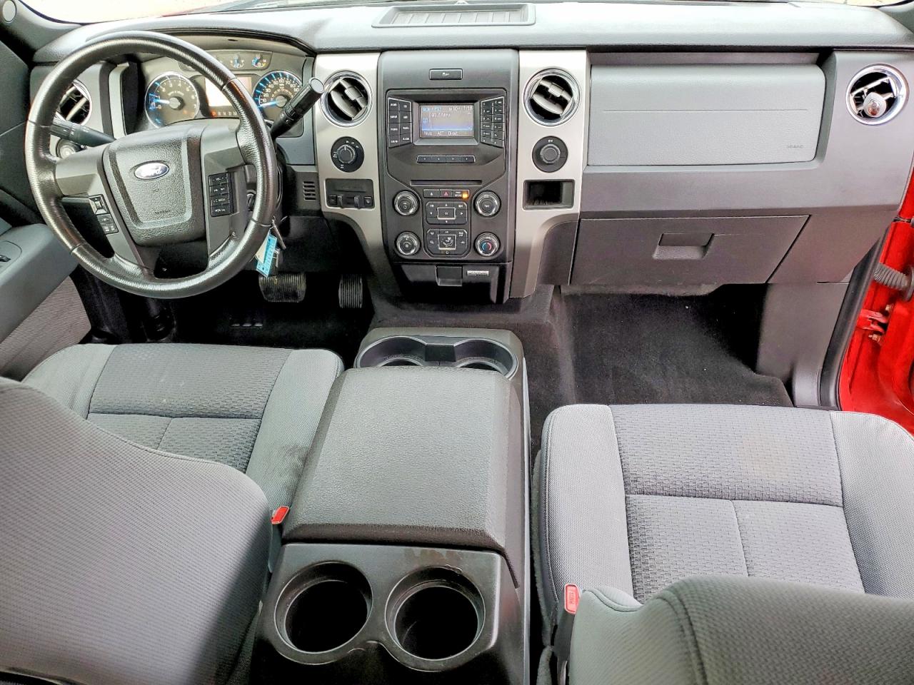 2013 Ford F150 Super Cab Red vin: 1FTFX1ET5DFA44853