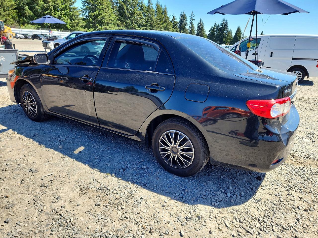 2013 Toyota Corolla L Black vin: 2T1BU4EE4DC027710