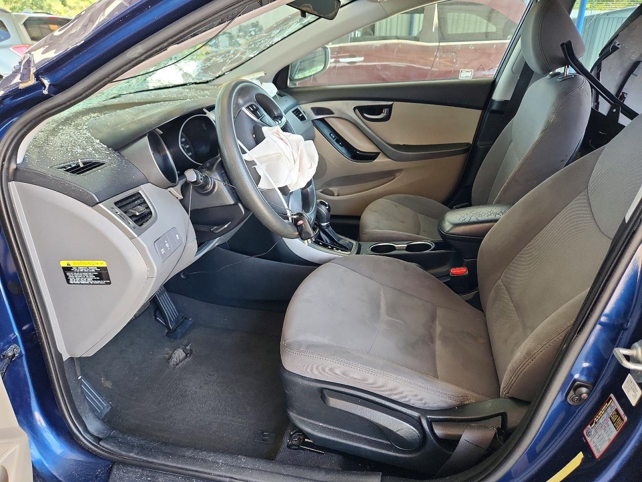 2015 Hyundai Elantra Se Синий vin: 5NPDH4AE1FH637387