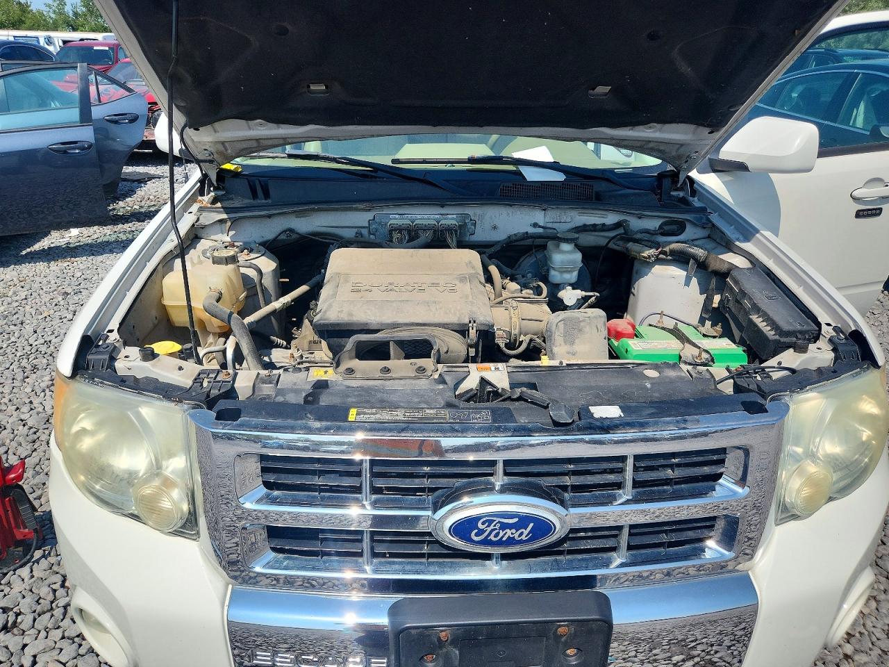2010 Ford Escape Limited White vin: 1FMCU9EG1AKA68675