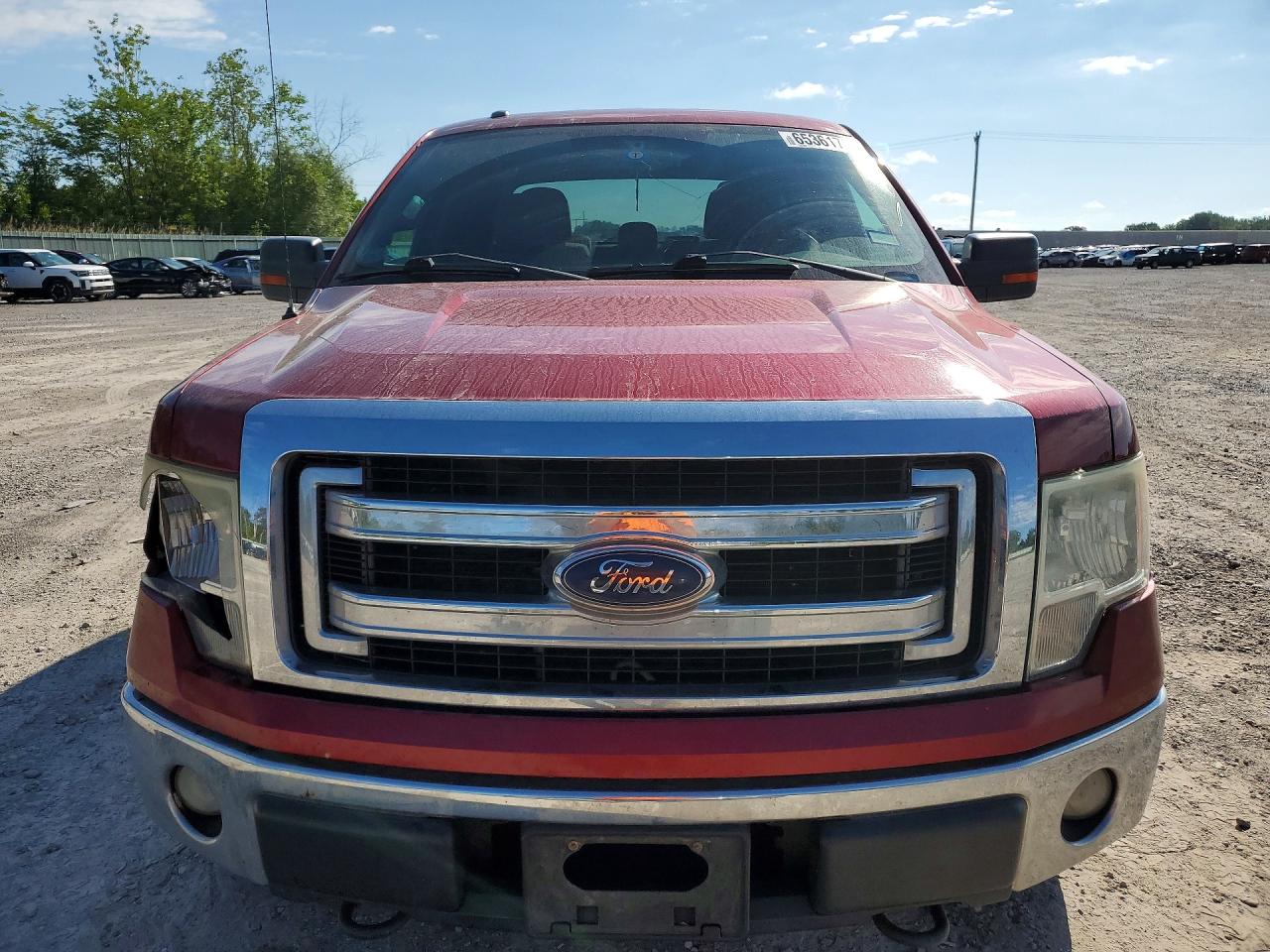 2013 Ford F150 Supercrew Red vin: 1FTFW1EF9DFA46117
