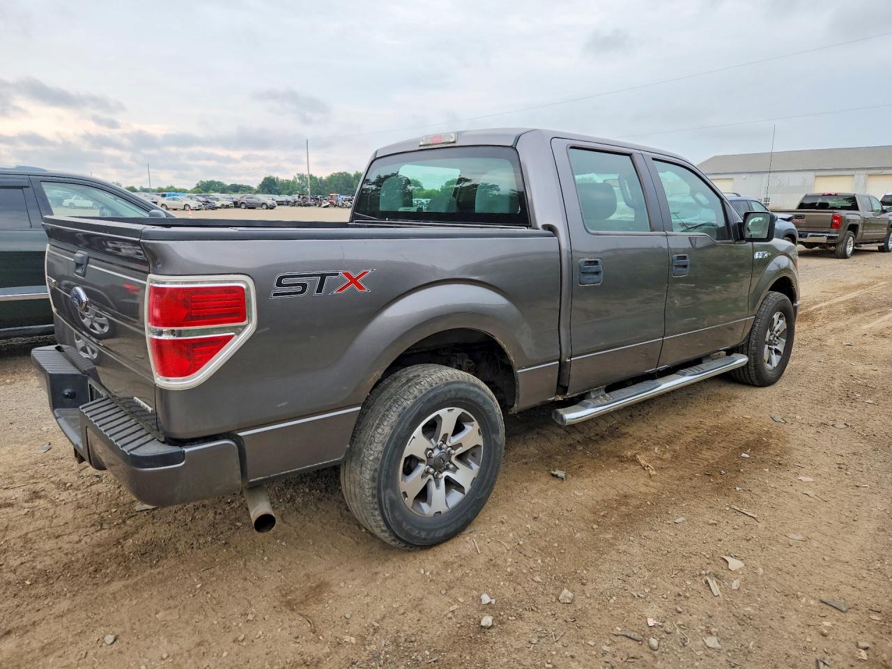 2014 Ford F150 Supercrew Gray vin: 1FTFW1CF6EFC30709